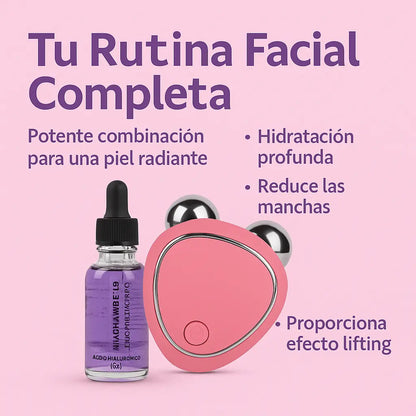 Masajeador Facial Rejuvenecedor de Microcorriente