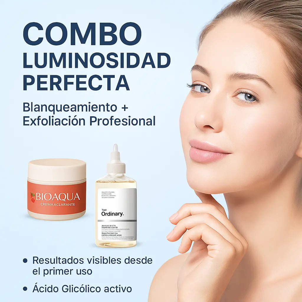 Combo Luminosidad Perfecta – The Ordinary + Bioaqua