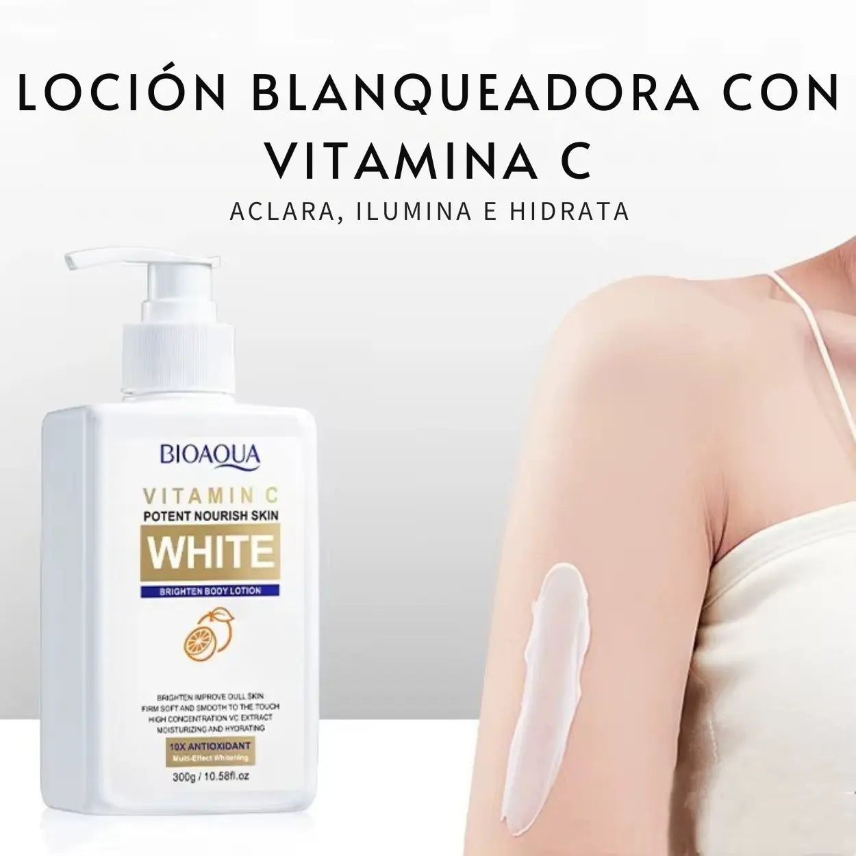 Combo Blanqueador BIOAQUA – Aclara, Hidrata y Protege tu Piel Día y Noche